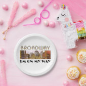 ティーのブロードウェイの星 ペーパープレート (パーティー)
