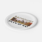 ティーのブロードウェイの星 ペーパープレート (アングル)