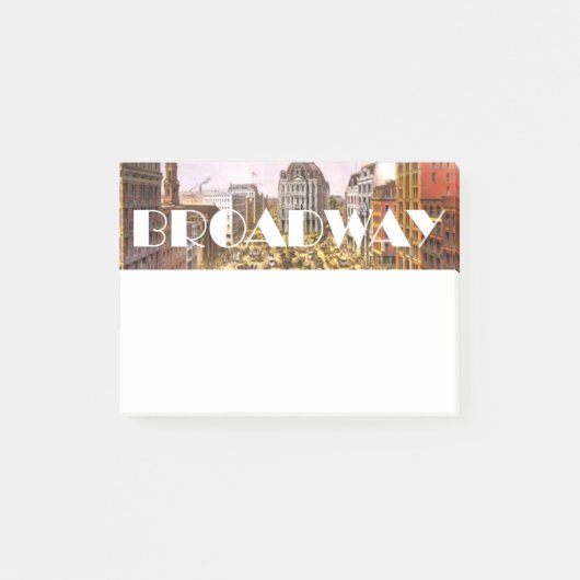 ティーのブロードウェイの星 ポストイット (正面)