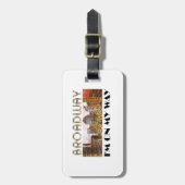 ティーのブロードウェイの星 ラゲッジタグ (正面縦)