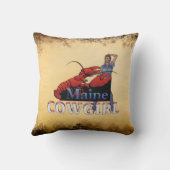 ティーのメインの女性のカーボーイ クッション (裏面)