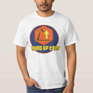 ティーの上で固められる Tシャツ