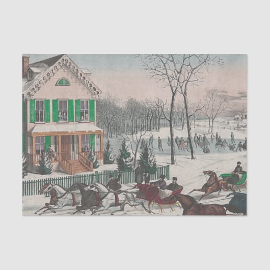 ティーの冬の詩歌 薄葉紙 (正面)