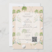 ティーの前のパー・ティー | ゴルフバチェロレッテ週末 招待状 (裏面)