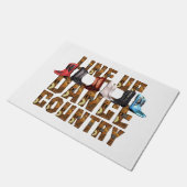 ティーの国のラインダンス ドアマット (アングル)