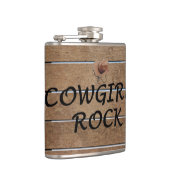 ティーの女性のカーボーイの石 フラスク (右)