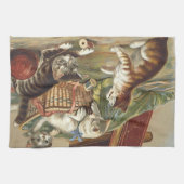 ティーの好奇心が強い猫 キッチンタオル (横)