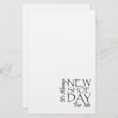 ティーの新しい靴日 便箋 (正面/裏面)