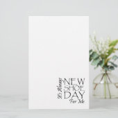 ティーの新しい靴日 便箋 (スタンド正面)