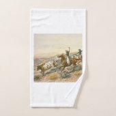 ティーの牛ドライブ バスタオルセット (ハンドタオル)