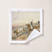 ティーの牛ドライブ バスタオルセット (ウォッシュタオル)