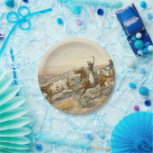 ティーの牛ドライブ ペーパープレート (パーティー)