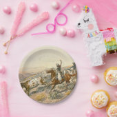 ティーの牛ドライブ ペーパープレート (パーティー)