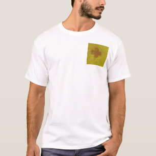 ティーの白いサポート Tシャツ