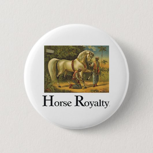 ティーの馬の皇族 缶バッジ (正面)