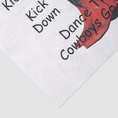 ティーはそれらのブーツを蹴ります 薄葉紙 (詳細)