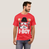 ティーを壊す元のB少年のMC DJのヒップホップの落書き Tシャツ (正面フル)