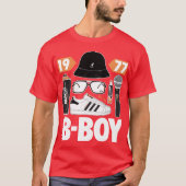 ティーを壊す元のB少年のMC DJのヒップホップの落書き Tシャツ (正面)