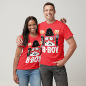 ティーを壊す元のB少年のMC DJのヒップホップの落書き Tシャツ (ユニセックス)