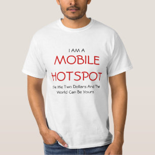 ティーを広告する移動式ホットスポット Tシャツ