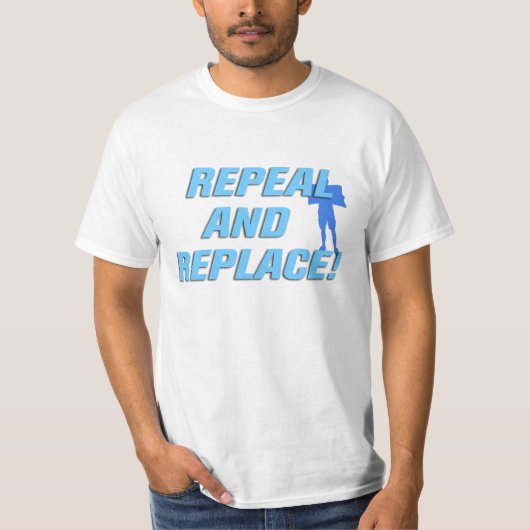 ティーを廃止し、取り替えて下さい Tシャツ (正面)