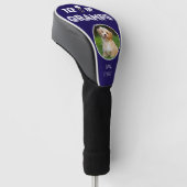 ティーアップグランプカスタムス写真父デイブルー ゴルフヘッドカバー (アングル)