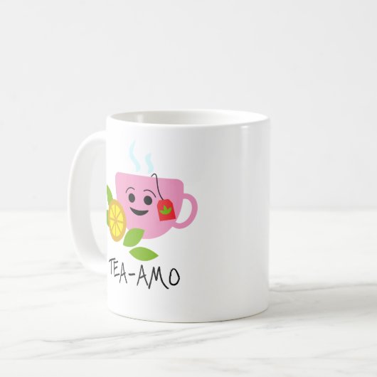 ティーアモ愛スペインのするティーマグ コーヒーマグカップ (正面左)