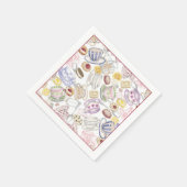 ティーアンドクッキーパーティーナプキン スタンダードカクテルナプキン (角)