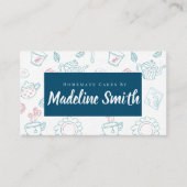 ティーアンドケーキドゥードルズホームメイドケーキベーカリー 名刺 (正面)