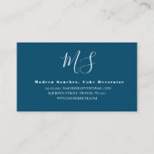 ティーアンドケーキドゥードルズホームメイドケーキベーカリー 名刺 (裏面)