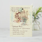 ティーアンドデザーツ招待状 招待状 (スタンド正面)