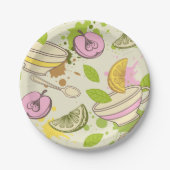 ティーアンドフルーツ紙プレート ペーパープレート (正面)