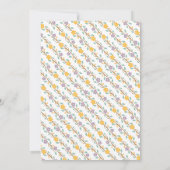 ティーエレガントパーティーベビーシャワー – Teapot 招待状 (裏面)