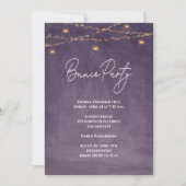 ティーエレガント素朴ライトブンコパーティー 招待状 (正面)