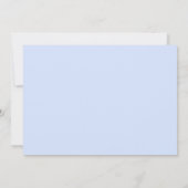 ティーエレファントベビーシャワー招待状 招待状 (裏面)