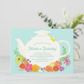 ティーエンゲージメントパーティーティーポット 招待状 (スタンド正面)