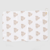 ティーオフスタイル：トリニティの「パーフェクト」タオル ゴルフタオル (横)