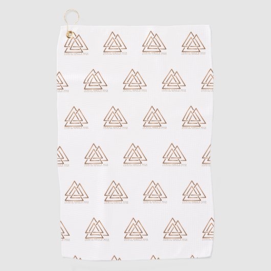 ティーオフスタイル：トリニティの「パーフェクト」タオル ゴルフタオル (正面)