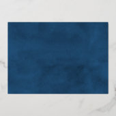 ティーカエレガントップブライダルシャワーティーパーティー実在 箔招待状 (裏面)