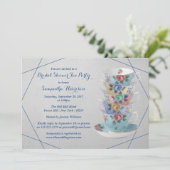 ティーカエレガントップブライダルシャワー 招待状 (スタンド正面)