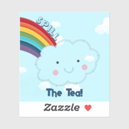 ティーカットのカスタムビニールのシールをこぼす シール