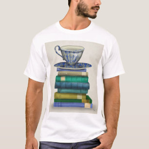 ティーカップおよび本2 Tシャツ