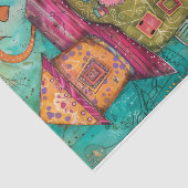 ティーカップお洒落ハウスデコページティッシュペーパー 薄葉紙 (詳細)