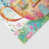 ティーカップお洒落ハウスデコページティッシュペーパー 薄葉紙 (詳細)