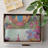 ティーカップお洒落ハウスデコページ 薄葉紙 (ギフト)