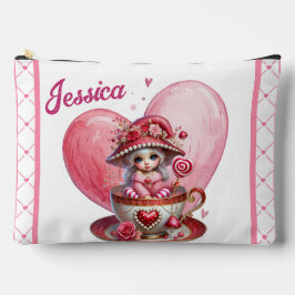 ティーカップかわいこちゃん アクセサリーポーチ