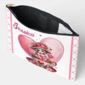 ティーカップかわいこちゃん アクセサリーポーチ (見開き)