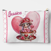 ティーカップかわいこちゃん アクセサリーポーチ (裏面)