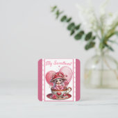 ティーカップかわいこちゃん エンクロージャーカード (スタンド正面)