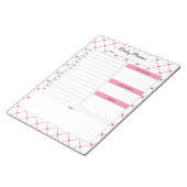 ティーカップかわいこちゃん_デイリープランナー ノートパッド (アングル)